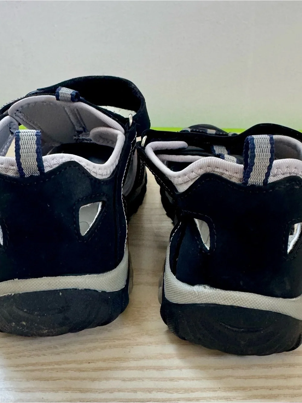Hobibear Kids Black and Gray Outdoor Sandal Sneakers